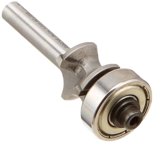 Carbide-tipped chair mat edge bit