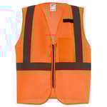 Class 2 High Visibility Mesh One Pocket Safety Vest - S/M