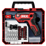 Rechargeable 4V Screwdriver with 42 PC Bit Kit