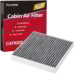 Cabin Air Filter with Activated Carbon, Compatible with CF12820, Hyundai 97133-L1000, 97133-N9100, Elantra, Ioniq, Santa Cruz, Santa Fe, Sonata, Tucson, KIA K5, Niro, Sorento, Sportage, GV60