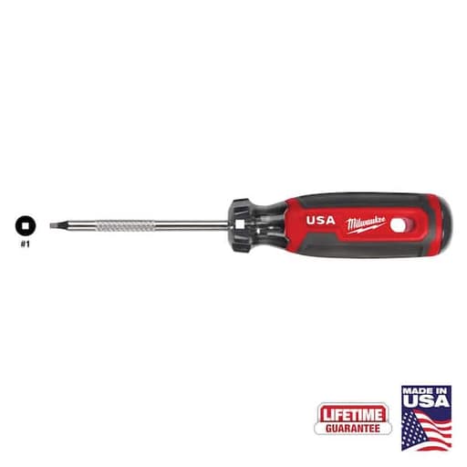 Square Cushion Grip Screwdriver