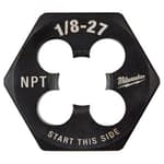 1/8"-27 NPT 1-Inch Hex Threading Die