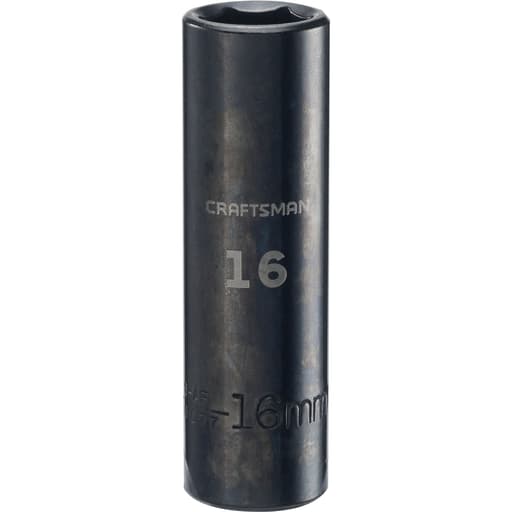 1/2-in Drive 16mm Metric Deep Impact Socket