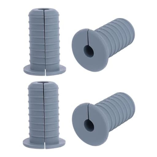 4pcs 3/4 Inch Cable Grommets for Starlink, Anti-Slip Cable Routing Kit Split Wall Hole Pass Through Bushing Grommet for Ethernet/TV Wires Waterproof Cord Protection Accessories Part