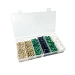 500pcs Automotive HVAC Hose Gasket, R22/R410 Manifold Pin, 1/4" Inflatable Hose air Conditioning Repair Manifold Seal O-Ring, Valve Hose Gaskets Kit for Refrigeration Charging Hose