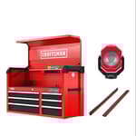 41 in. 6-Drawer Chest W/Light & Divide