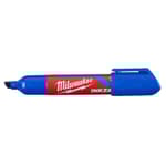 INKZALL Large Chisel Tip Blue Marker