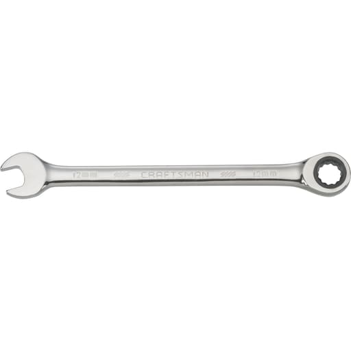 12mm 72 Tooth 12 Point Metric Ratcheting Wrench