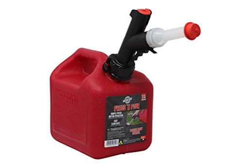 GB310 Press 'N Pour 1 Gallon Gas Can, Red