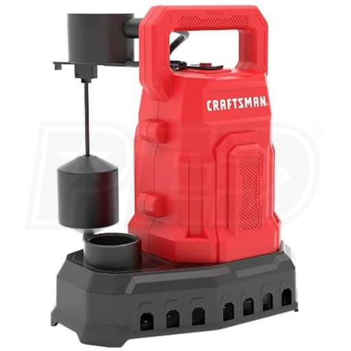 1/2 HP Auto Thermoplastic Submersible Sump Pump