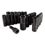 1/2-in SAE/Metric Deep Impact Socket Set (23 pc)