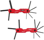 17-Piece Folding Hex Key Set - SAE/Metric