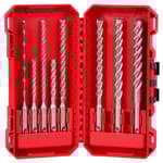 8pc. SDS Plus MX4 4-Cutter Drill Bit Kit