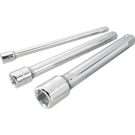 3 Drive 6-in Extension Bar Set