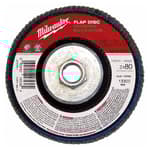 4-1/2" x 5/8"-11 Flap Disc 60 Grit (Type 27)