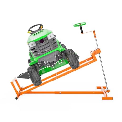 Lawn Mower Lift Jack - Lifting Platform 882 lbs Capacity for Lawn Mowers & GardenTractors with Manual & Power Tool Handles