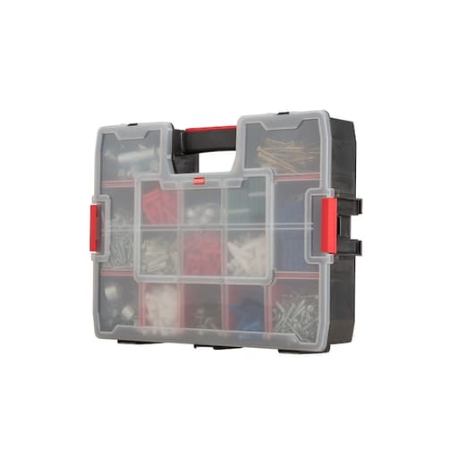 15-Compartment Plastic Small Parts Organizer