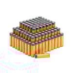 100-Pack AA Alkaline High-Performance Batteries, 1.5 Volt, 10-Year Shelf Life