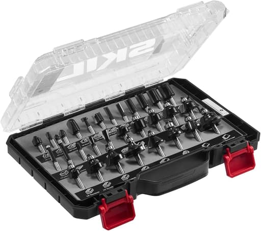 30 Pc. Carbide-Tipped Router Bit Set