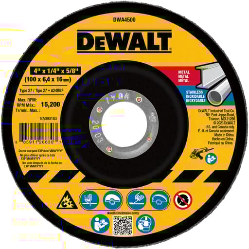 Type 27 Metal Grinding Wheel