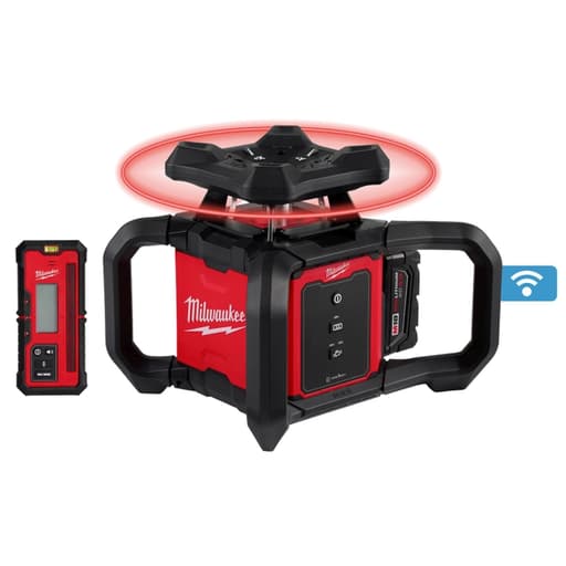 Red Exterior Rotary Laser Level Kit