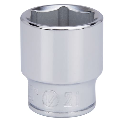3/8 Dr 6-Point Shallow Socket 21