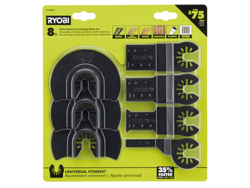 8 PC Multi-Material Oscillating Blade