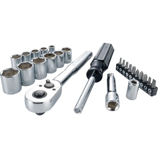 3/8-in Drive 6 Point Metric Mechanics Tool Set