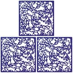 3 Pieces Knockdown Texture Spray Stencil Drywall Repair Tool Knockdown Texture Sponge Art Plastic Drywall Tools 8 x 8 Inch Plaster Wall Panels for Wood Wall Profession DIY Supplies