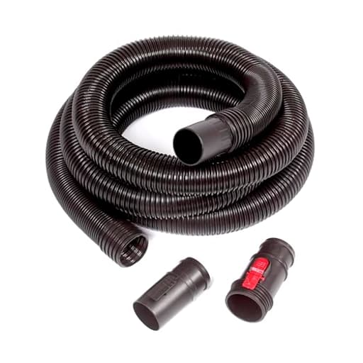 Shop Vacuum Accessories WS25021A Long Hose Attachment, 2-1/2-inch x 13-feet Locking Hose for Wet Dry Shop Vacuum Cleaners