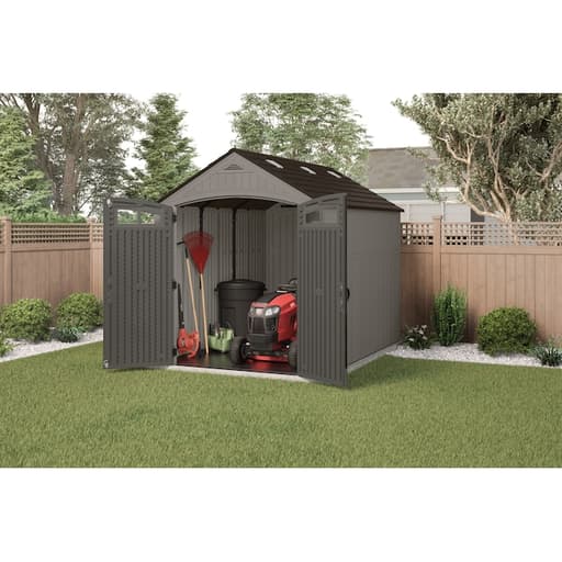 10-ft x 7-ft Gable Resin Storage Shed
