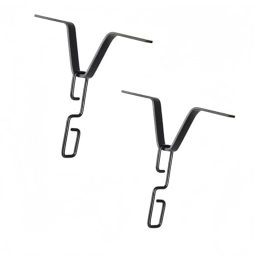 2 Pcs Rain Chain Clip for Gutter Adapter,Outside V Style Copper Hook Hanger Iron Connector,Rain Chain Water Diverter Accessories, Outdoor Hardware Accessory