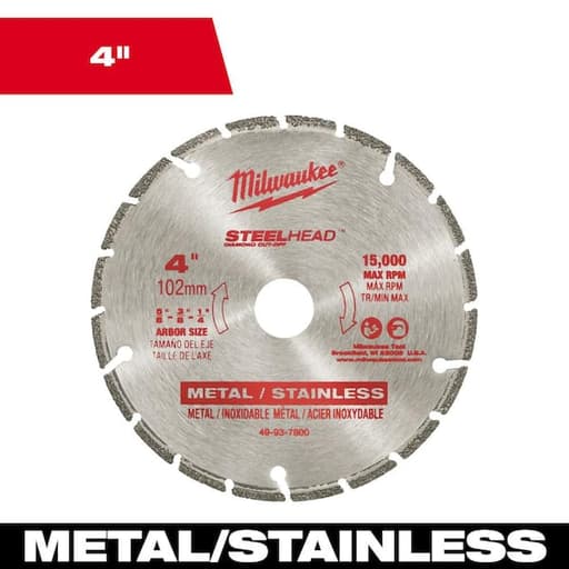 4" SteelHead Diamond Cut-Off