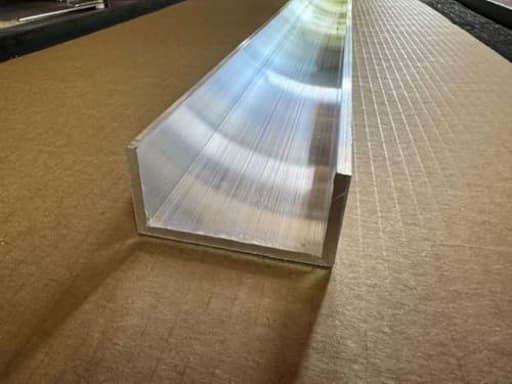 Aluminum Sheet Metal 3/16" Aluminum Channel x 1.5 x 3, 6063-T52 Aluminum, 4 Inch Length Metal Sheet Flat Hardware Treatable Sheet Metal for Industrial DIY Use Projects Accessories