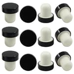 12 Pcs T-shaped Stopper Cork Wine Bottle Stoppers, Reusable Sealing Plug for Wine Bottles, Beer Bottles DIY Craft Homemade
