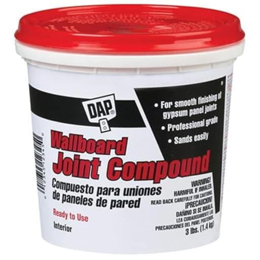 10100 Wallboard Joint Compound, White , 3-Pound