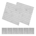 8Pcs Mini House Roof Tiles Scale Shed Corrugated Roofing Accessories for Dollhouse Layouts Model Building Materials Miniature House Decoration