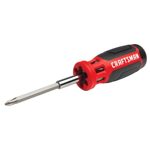 Quick Change Push & Pick Multi-Bit Screwdriver