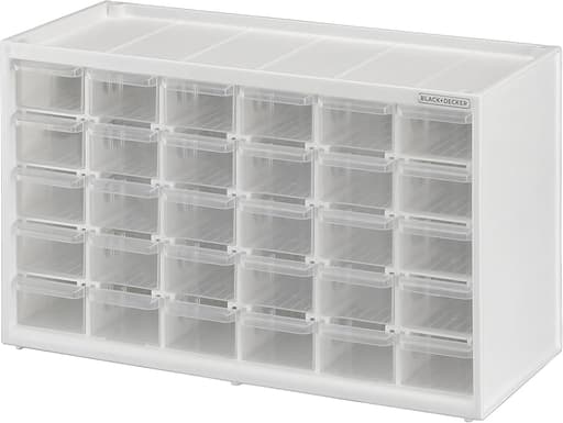 Storage Organizer Small 30 Drawer Bin Modular Storage System Stackable