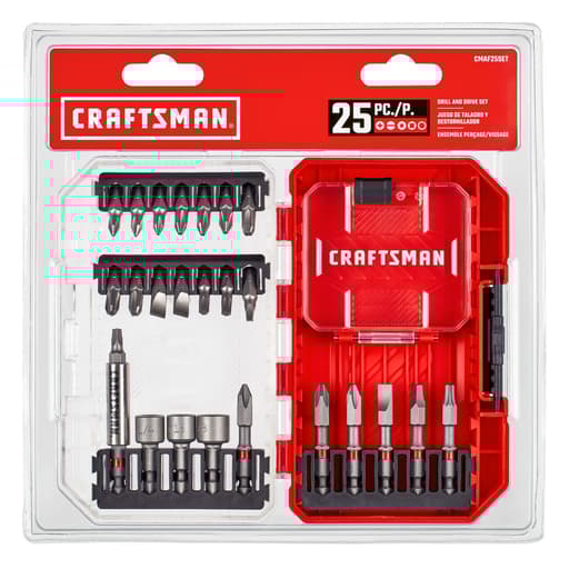 25-Pc Screwdriving Bit Set