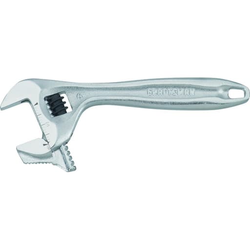 6-in Reversible Jaw Adjustable Wrench