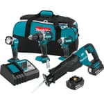 18V LXT Lithium-Ion Brushless Cordless 4-Pc. Combo Kit (5.0Ah)
