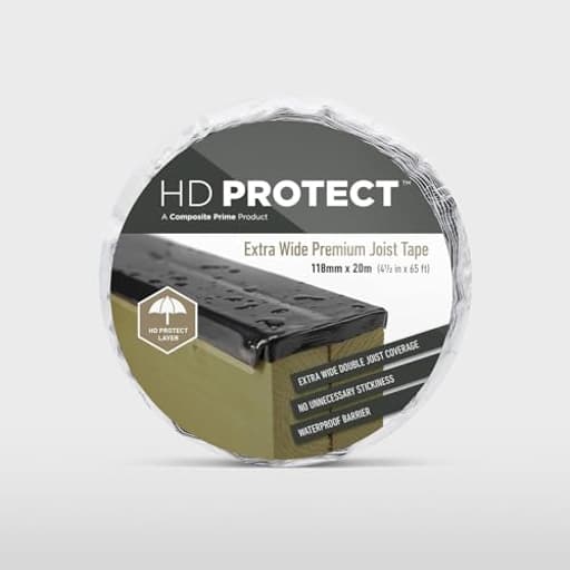 HD Protect Joist Tape for Decking, Waterproof Deck Joist Tape, Self-Adhesive Deck Tape with Anti-Rot for Decks & Beams
