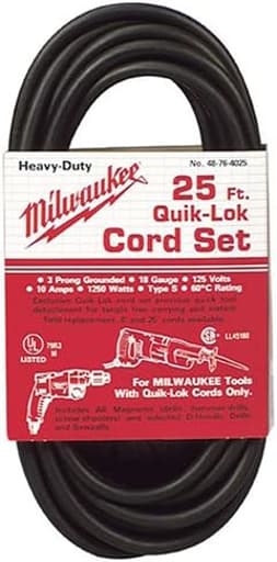 25' 3-Wire QUIK-LOK Cord