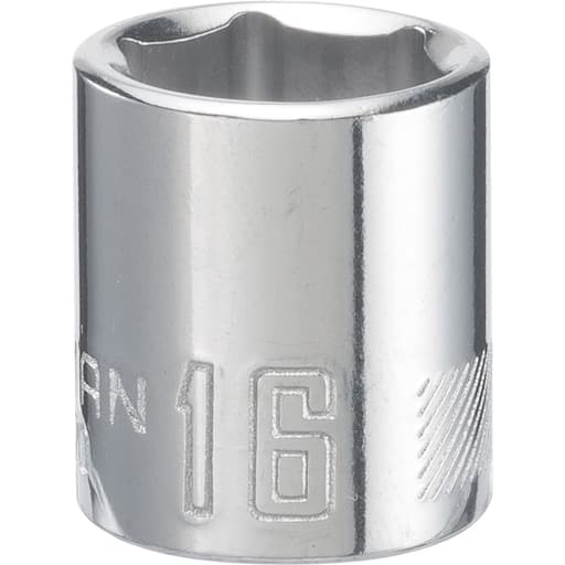 3/8-in Drive 16mm 6 Point Shallow Socket
