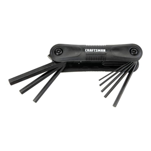 8-Key Metric Folding Hex Key Set