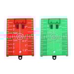 2pcs Laser Level Reflector Target Board Bracket Reflector Target Board Reflection Target Plate for Alignment Laser Level Crosshair Laser Laser Measurement