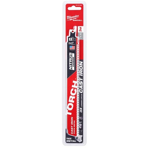 9" NITRUS Carbide Torch Sawzall Blade (3 Pack)