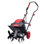 12-Inch 10.5 Amp Corded Electric Tiller/Cultivator for Gardening, 8-inch tillling Depth with Adjustable Wheels, Electric Garden Rototiller for Garden/Lawn/Yard/Soil Digging