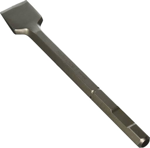 2 x 12 in. scraping chisel, 3/4 in. hex shank